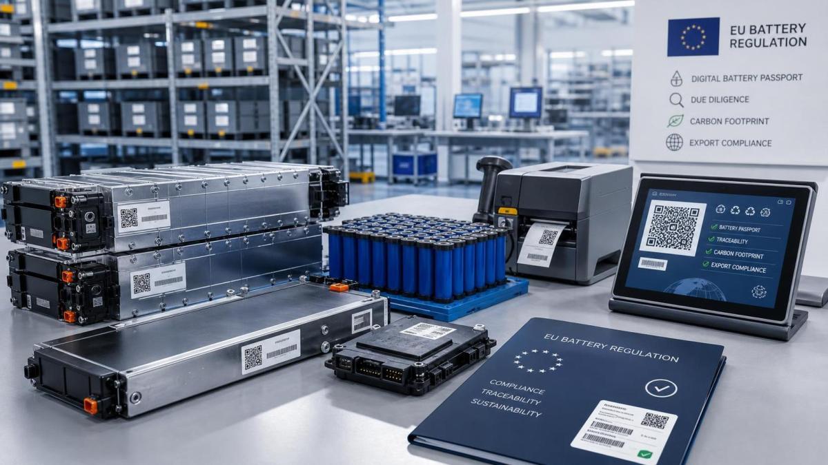 EU Battery Rule Takes Effect for EV Components