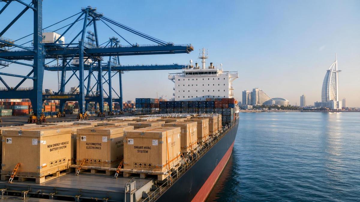 China-UAE Direct Sea Route Cuts EV Component and Smart Equipment Transit Time