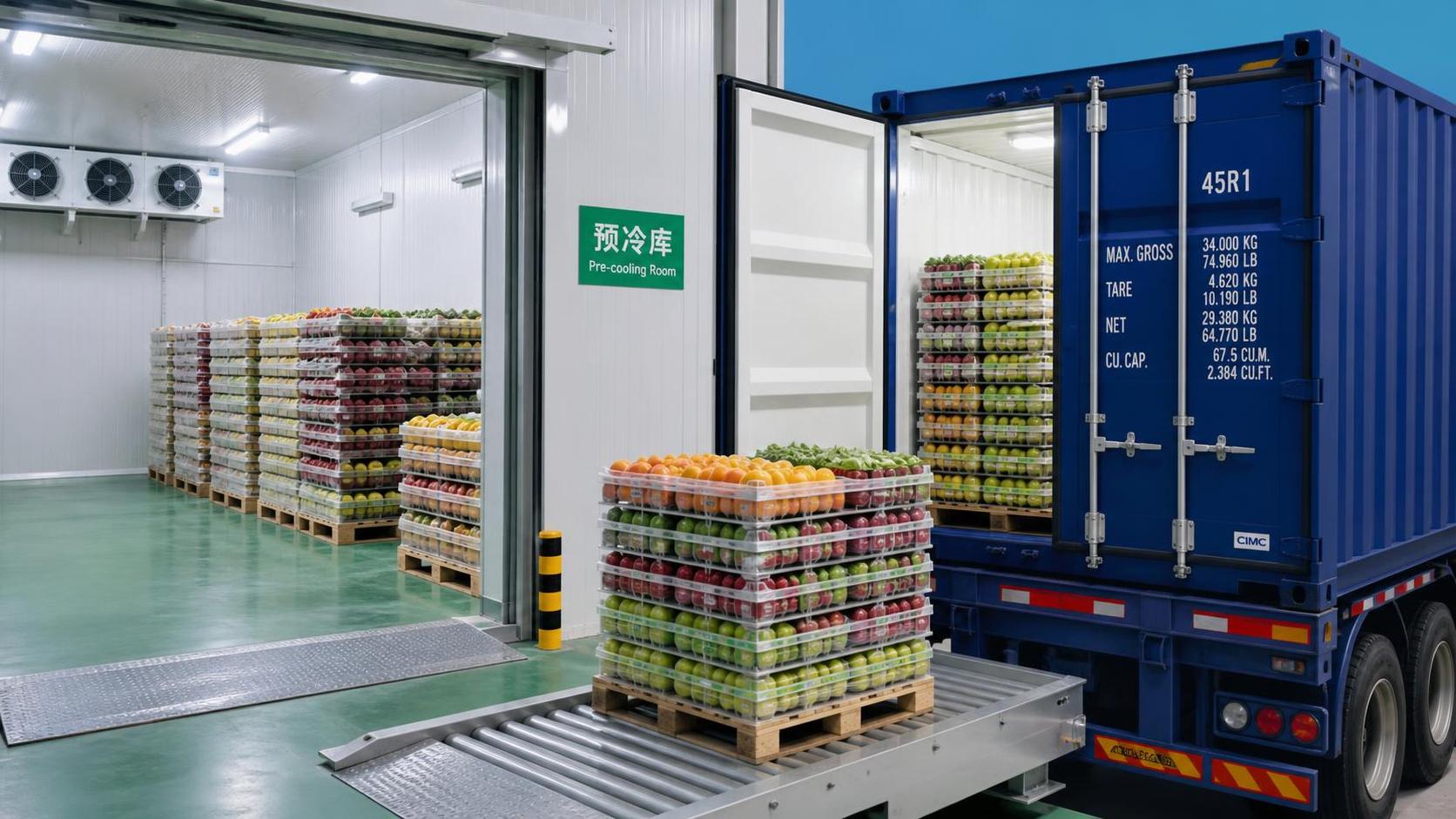 How to reduce delays in an agricultural supply chain for exports