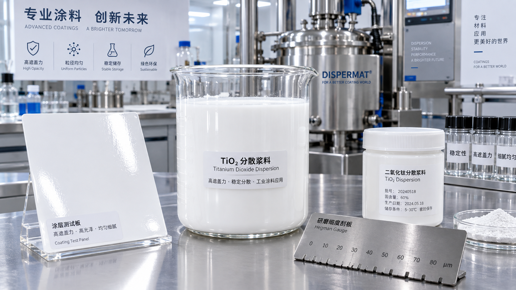 Titanium Dioxide Dispersion: Key Factors for Coating Opacity and Stability Titanium Dioxide Dispersion: Key Factors for Coating Opacity and Stability