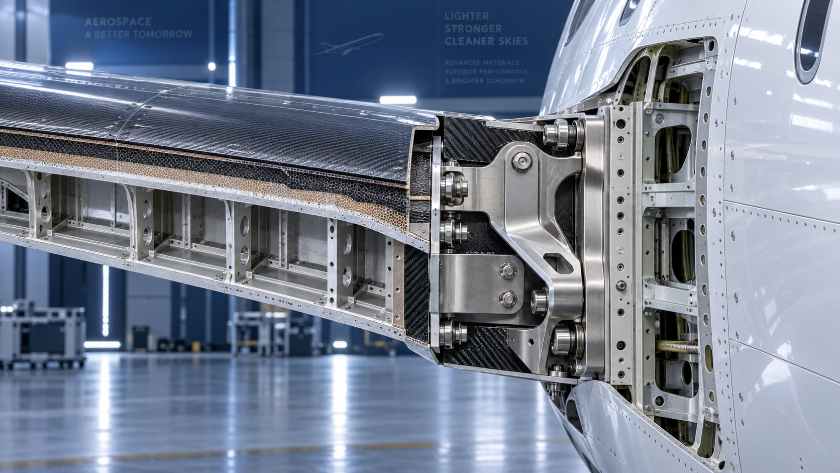 How advanced materials for aerospace reduce aircraft structural weight