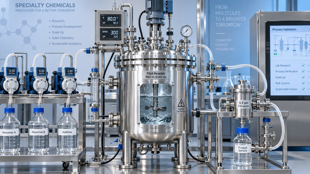How specialty chemical research reduces scale-up risk How specialty chemical research reduces scale-up risk