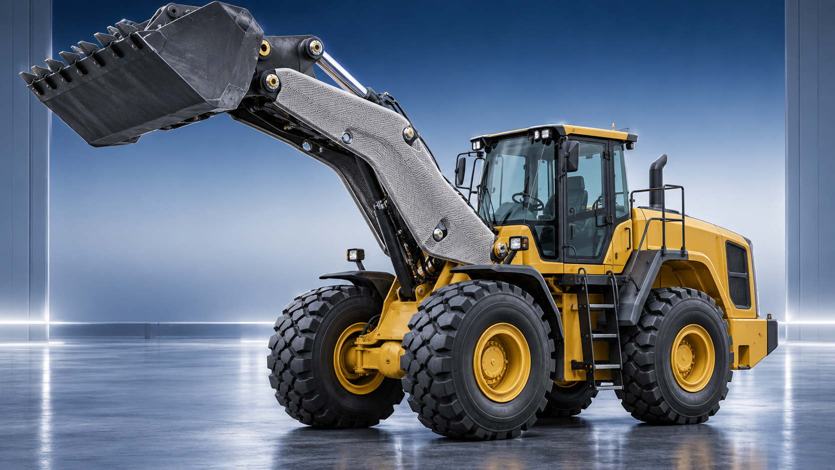 When do composite materials outperform steel in heavy machinery?
