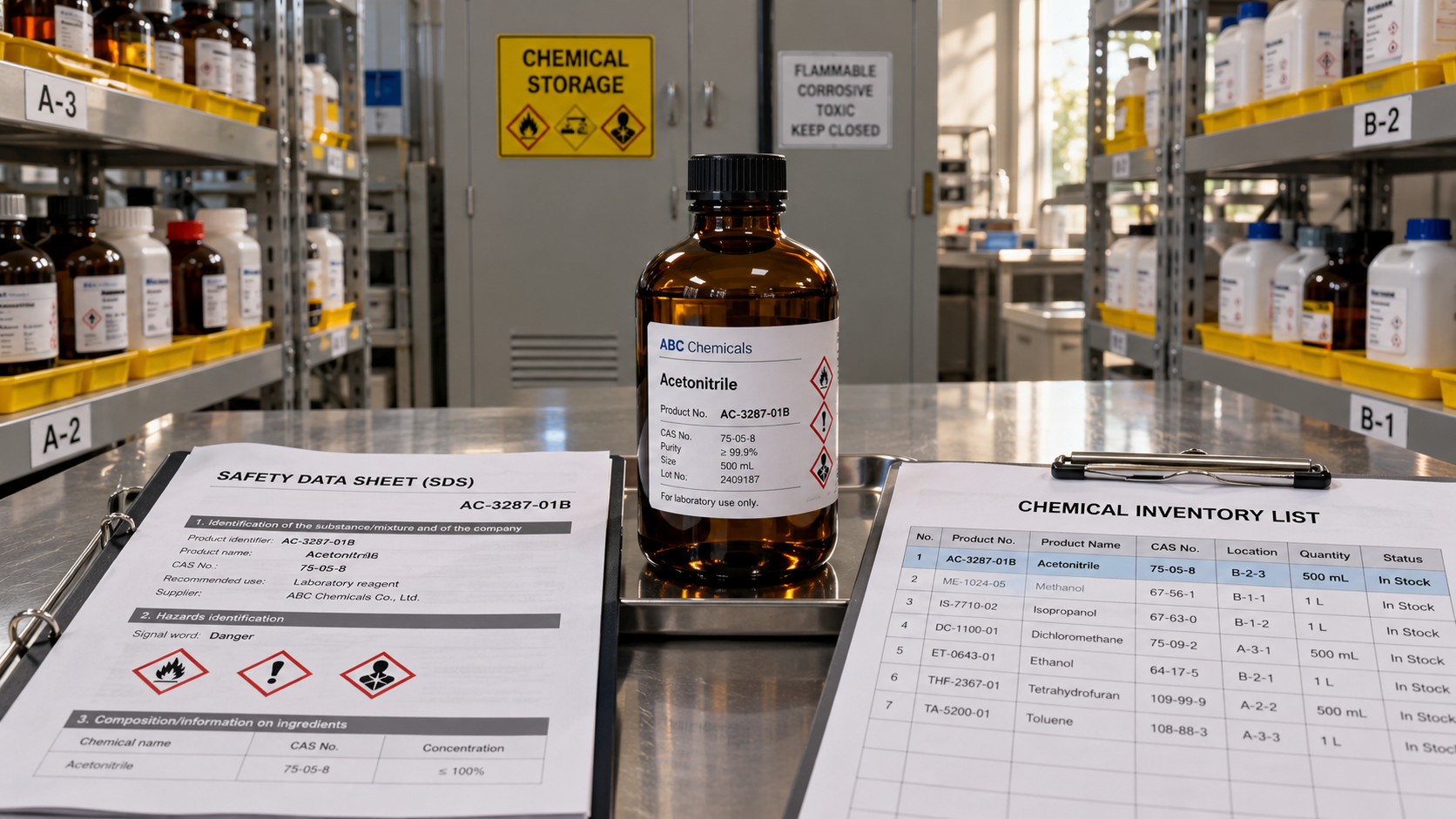 What documents are needed for a chemical compliance audit? What documents are needed for a chemical compliance audit?