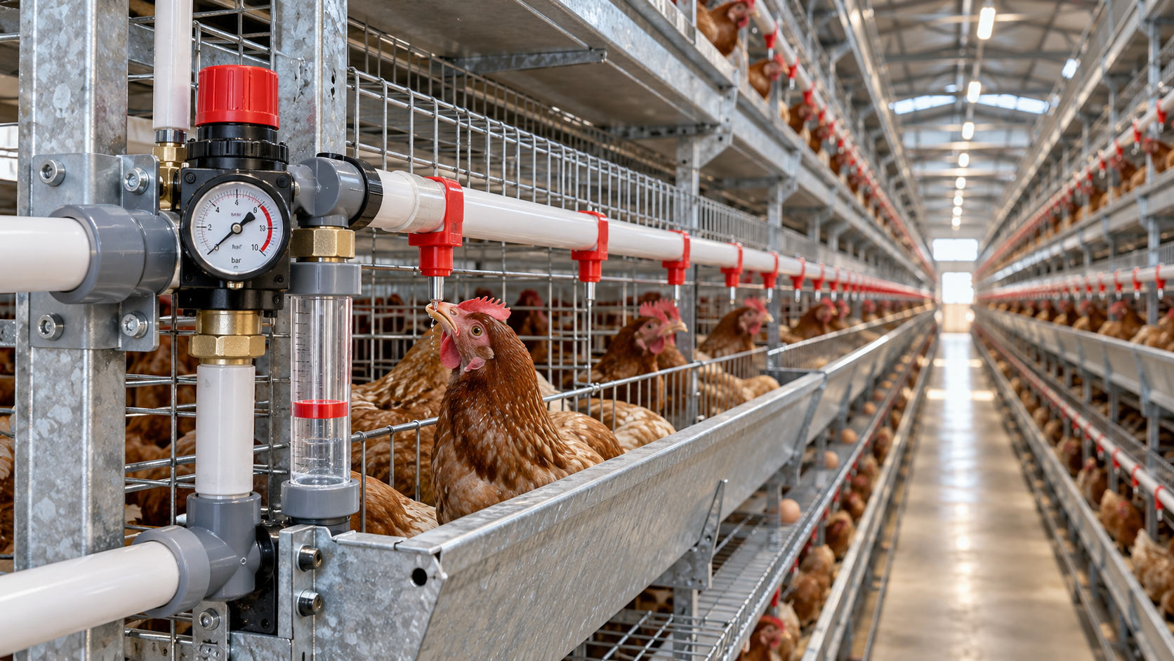 Uneven Water Supply in Layer Cage Systems: What to Check First Uneven Water Supply in Layer Cage Systems: What to Check First
