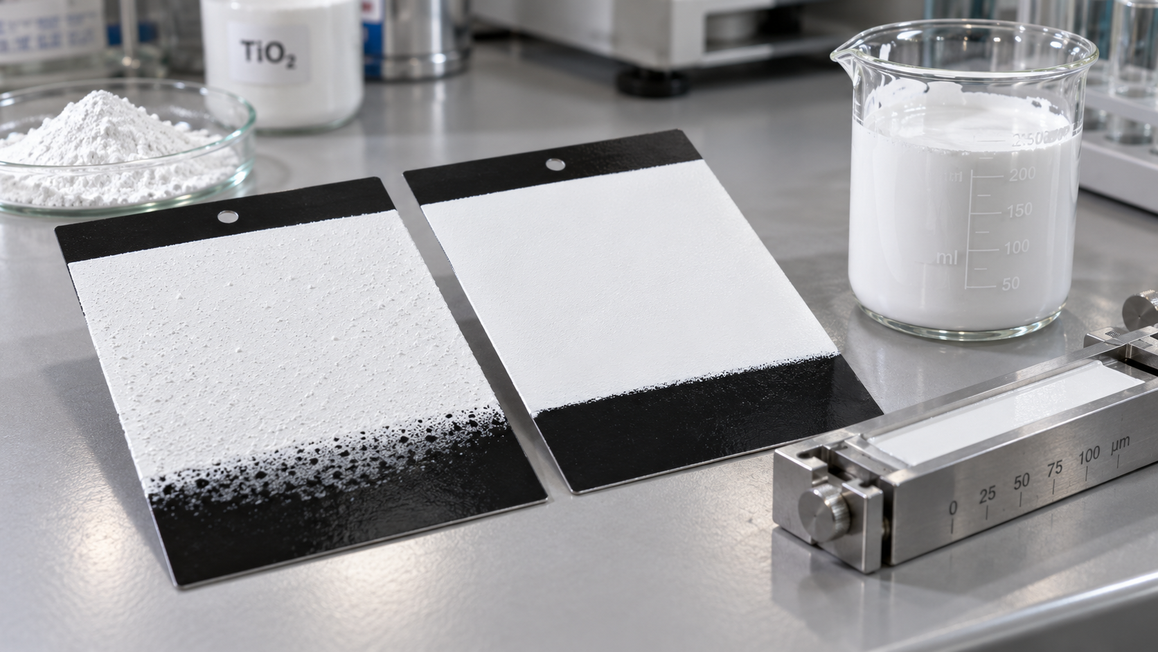 Fixing Poor Titanium Dioxide Dispersion in Waterborne Paints Fixing Poor Titanium Dioxide Dispersion in Waterborne Paints