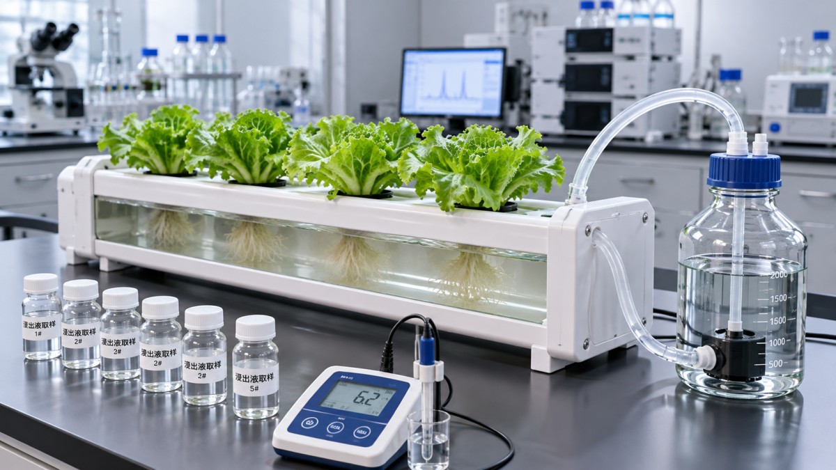 Which Supplier Tests Check Hydroponic Channels for Harmful Leaching?