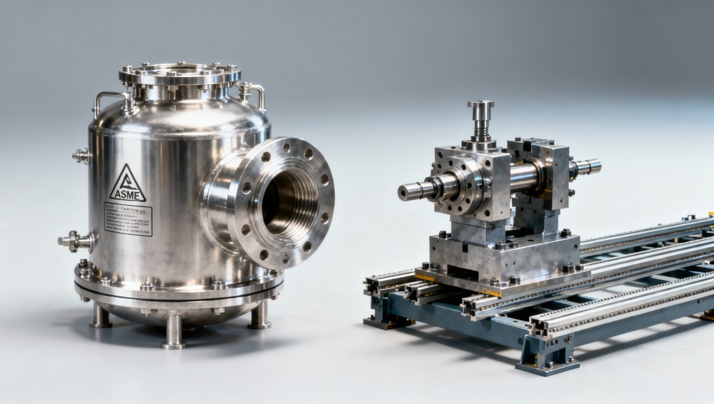 How do manufacturing solutions for petrochemical plants differ from those used in construction machinery production?
