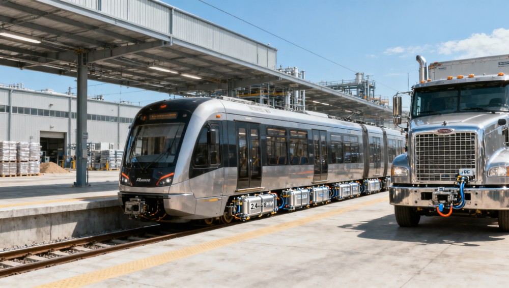 Transportation equipment news shows divergent electrification paths: rail moves toward full traction battery systems, while heavy-duty trucks lean into hydrogen hybrids Transportation equipment news shows divergent electrification paths: rail moves toward full traction battery systems, while heavy-duty trucks lean into hydrogen hybrids