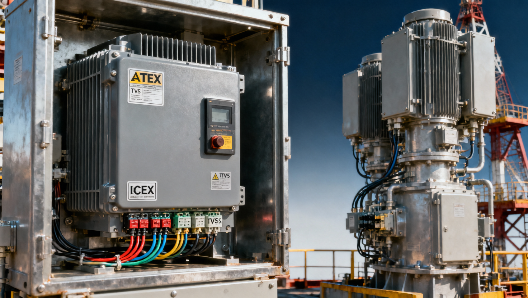 Industrial machinery for oil and gas: explosion-proof ratings don’t cover transient voltage surges
