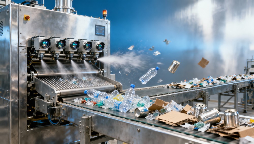Industrial machinery for waste management: When sorting accuracy drops below 92%, what fails first?