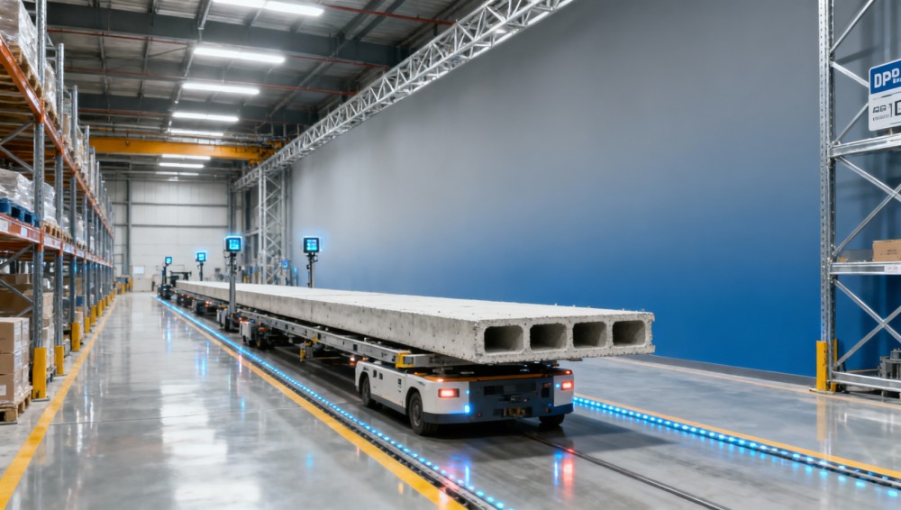Building materials logistics bottlenecks triggered by outdated manufacturing plant layout design