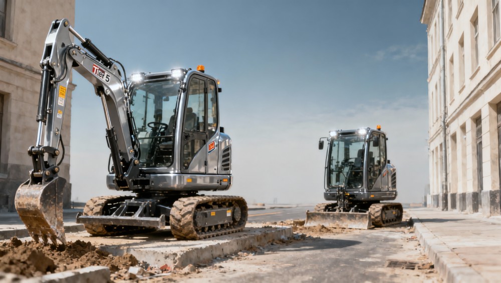 Construction Machinery: Backhoe loader sales dipped while mini-excavators held steady — regional demand split?