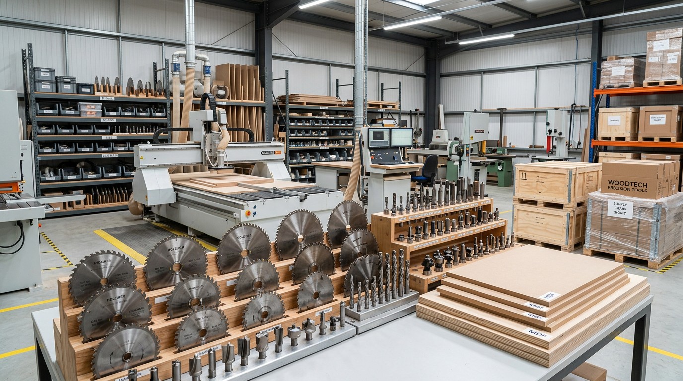 Industrial supply for woodworking: what affects tool life