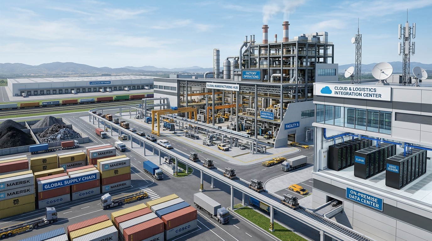 Cloud or on-premise supply chain software for complex operations