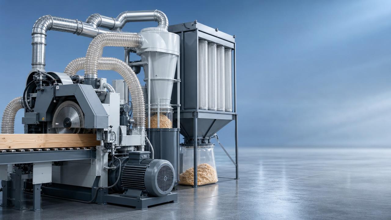 Wood processing equipment problems that start with dust control