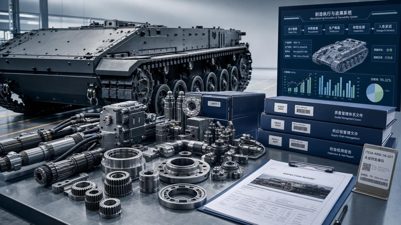 Military Equipment Manufacturing Faces a Traceability Gap