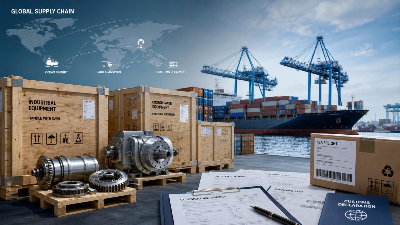 What delays global trade procurement for industrial machinery?