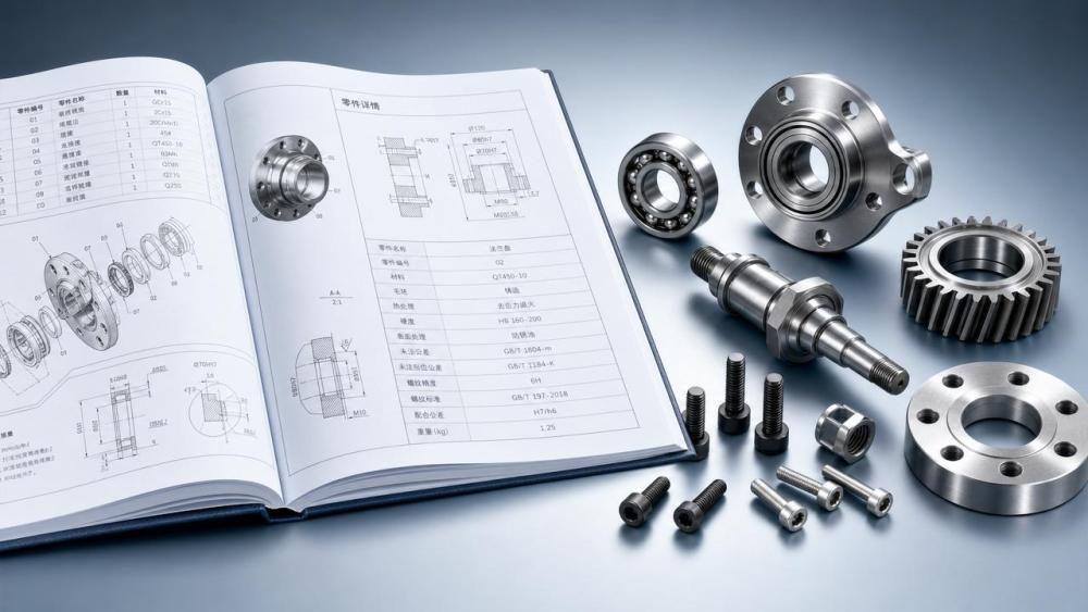 How to use a machinery parts catalog without missing specs