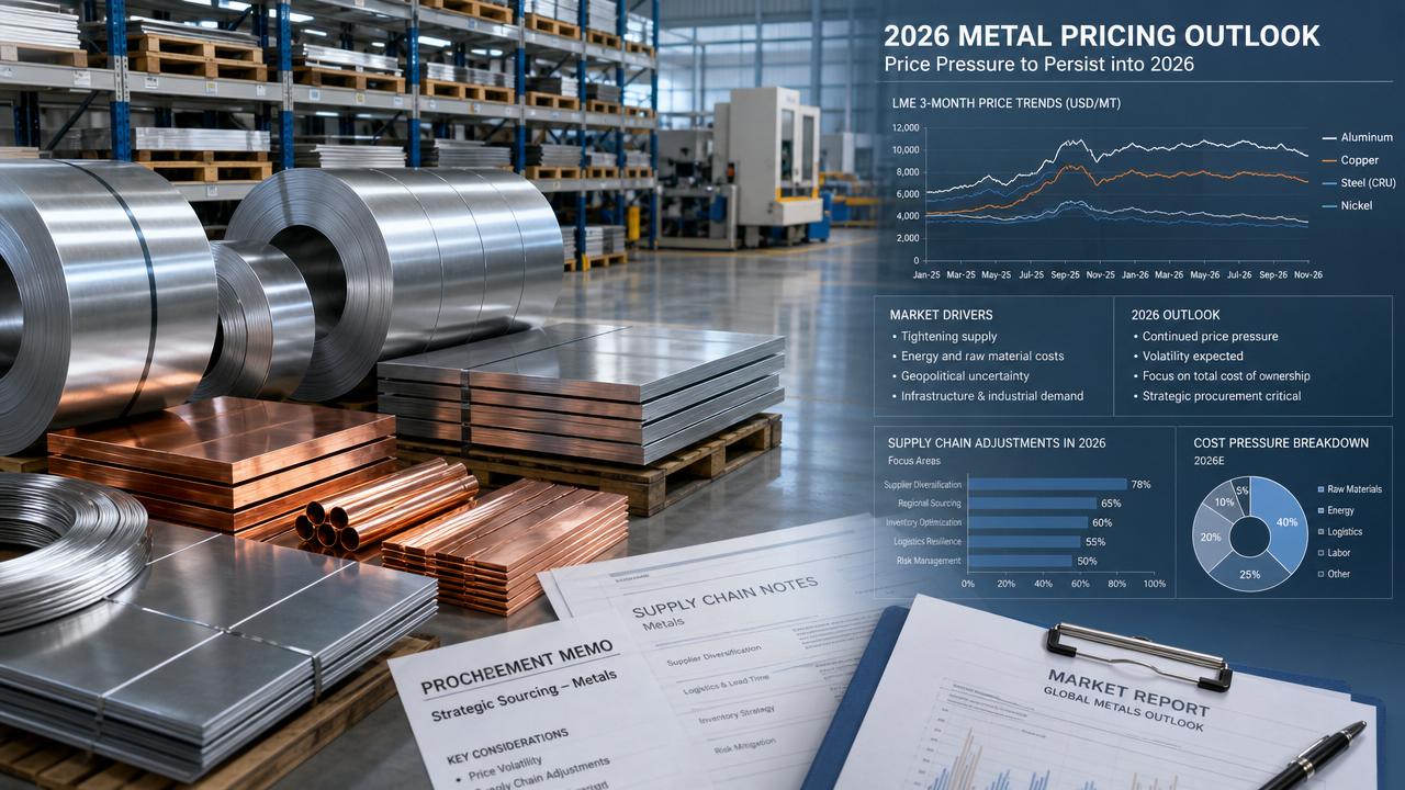Metal industry analysis points to new pricing pressure in 2026 Metal industry analysis points to new pricing pressure in 2026