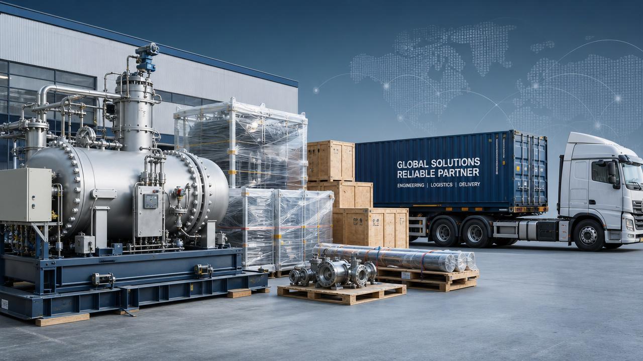 Can a heavy equipment manufacturing distributor cut delivery risk