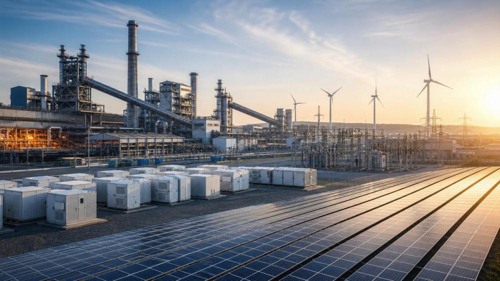 Can heavy industry renewable energy cut power risk?
