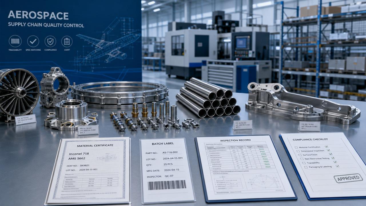Industrial Supply for Aerospace: How to Evaluate Traceability, Specs, and Compliance