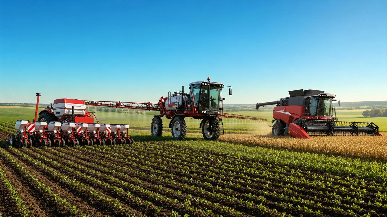 Agricultural Machinery Types Explained: Which Equipment Fits Planting, Spraying, and Harvesting?