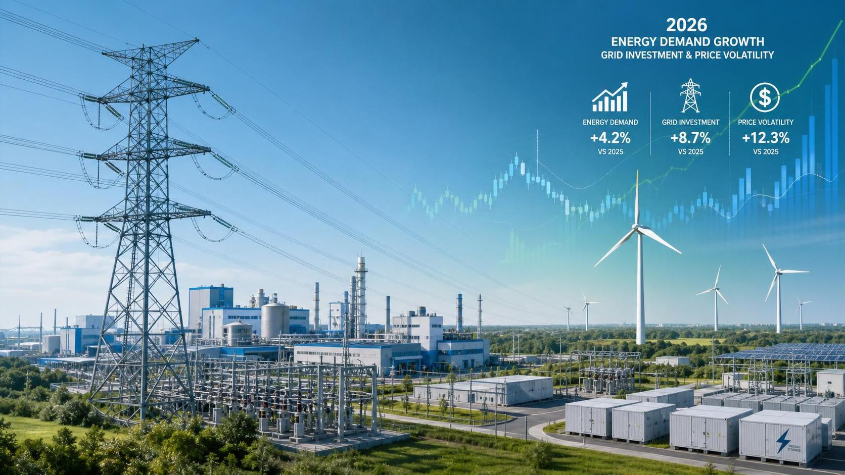 Energy and Power Market Outlook 2026: Demand, Grid Investment, and Price Signals