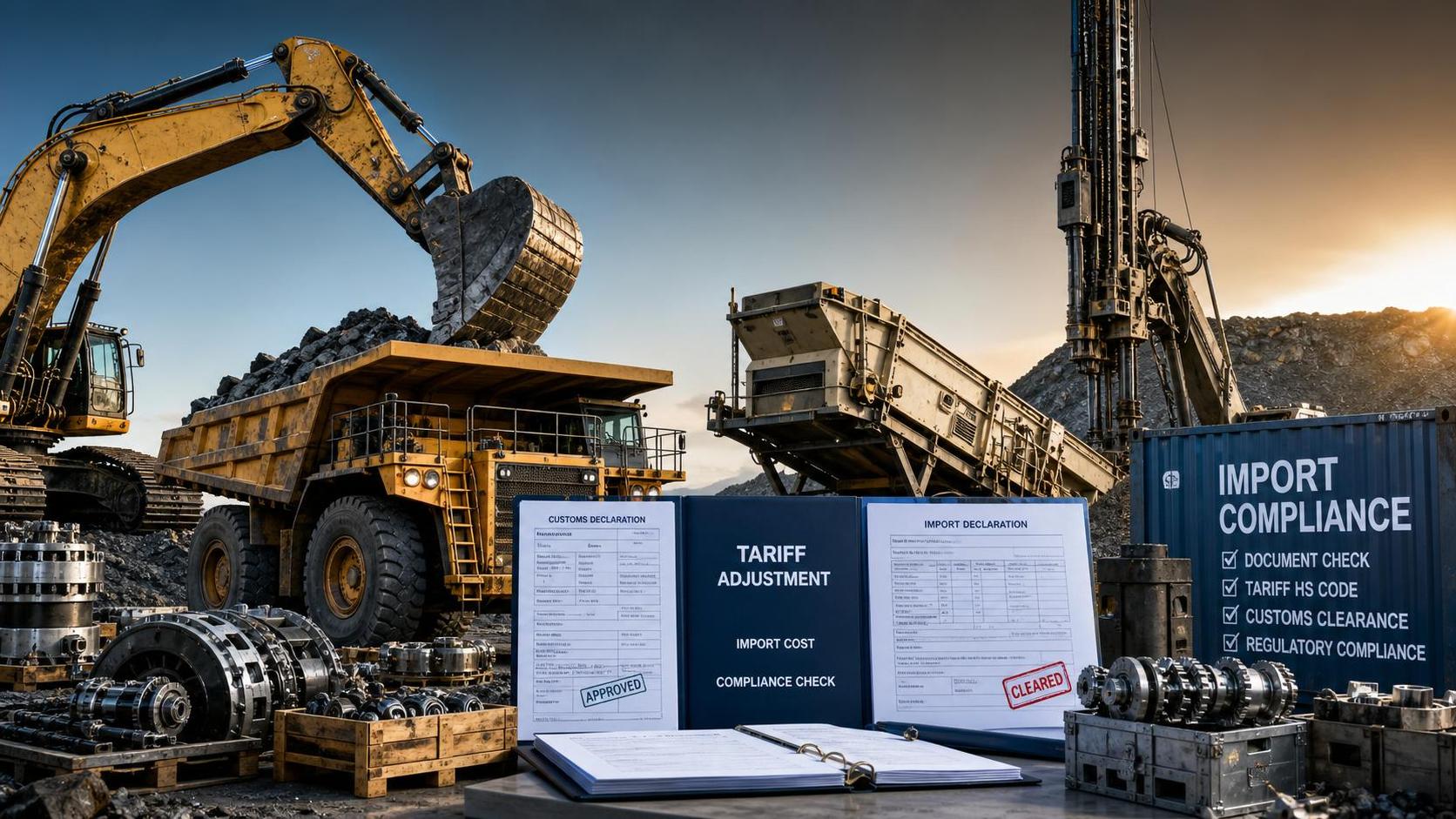 Tariff Regulations for Mining Equipment: Import Cost Changes and Compliance Checks