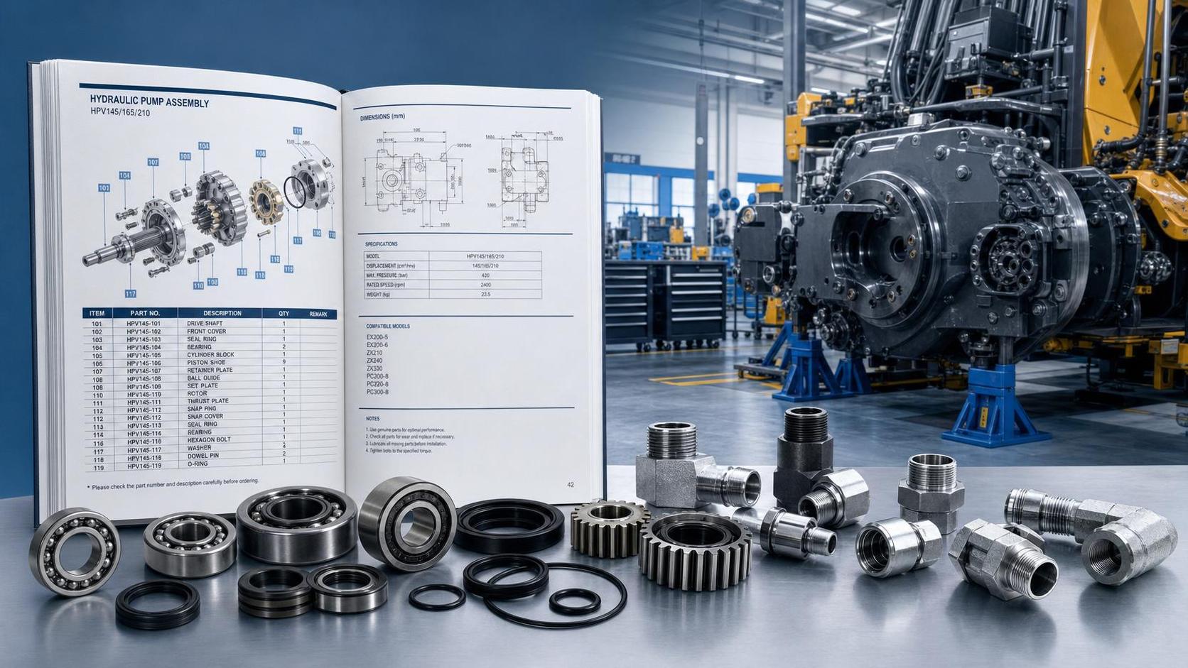 How to Use a Machinery Parts Catalog to Avoid Ordering Errors