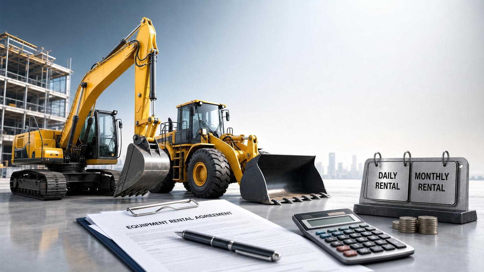 Construction Equipment Rental Cost: Daily vs Monthly Rate Tradeoffs