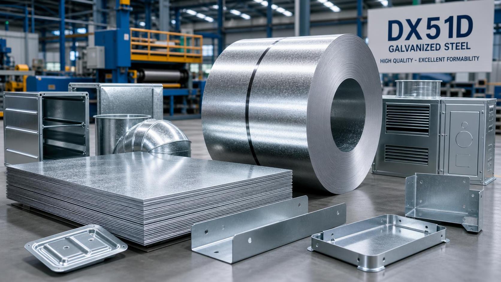 DX51D Galvanized Sheet Explained: Coating, Formability, and Common Uses