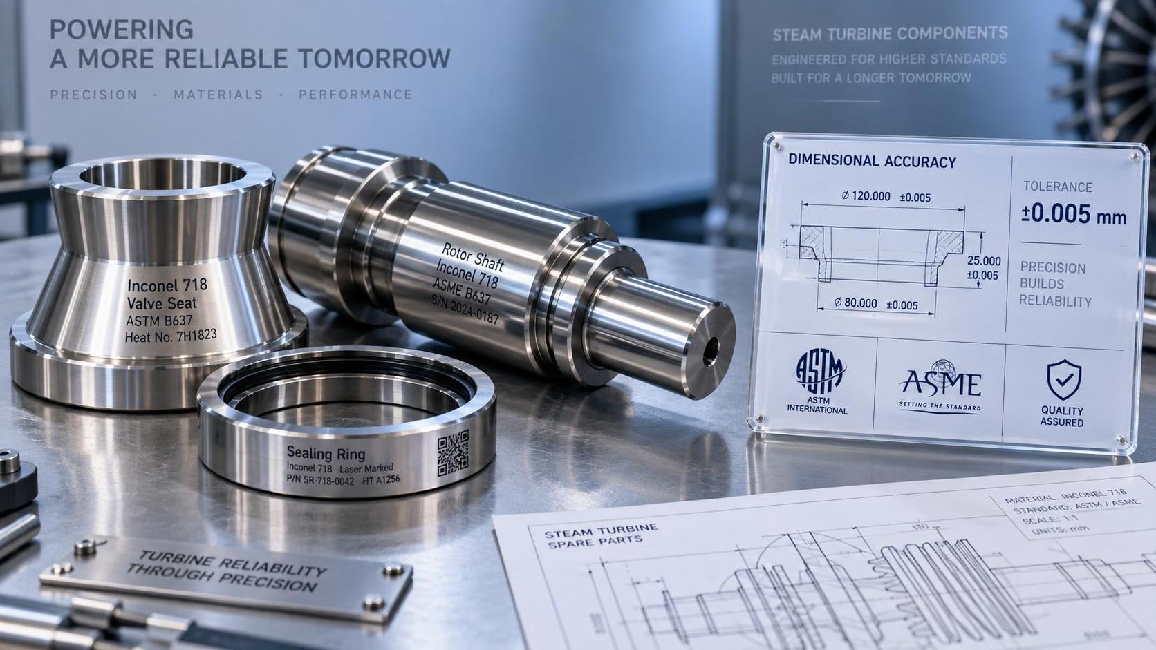 Critical Factors in Selecting Steam Turbine Spare Parts for Power Plant Reliability