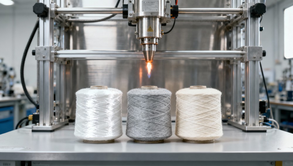 Can synthetic yarns with fire-resistant properties meet ASTM D6413 without compromising tensile strength?