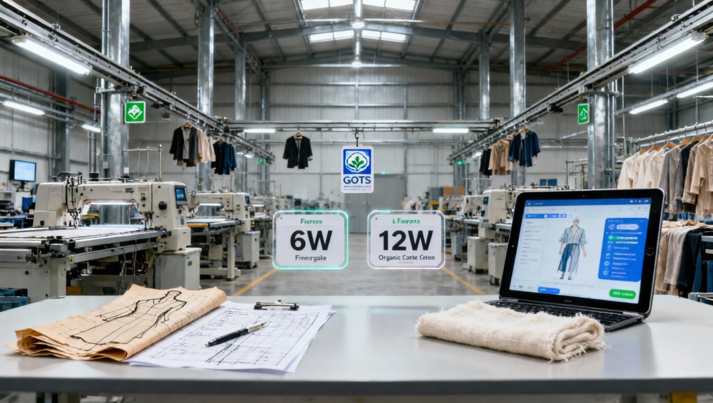 How apparel OEM services custom design workflows reduce time-to-market from 12 weeks to under 6 in mid-volume runs