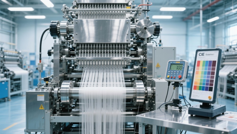 What synthetic yarns bulk order supplier vetting criteria prevent batch inconsistency in woven label production?