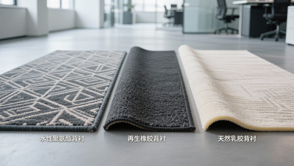 Which Carpet Backing Types Meet LEED v4.1 Requirements for Custom Printed Area Rugs in Commercial Spaces?