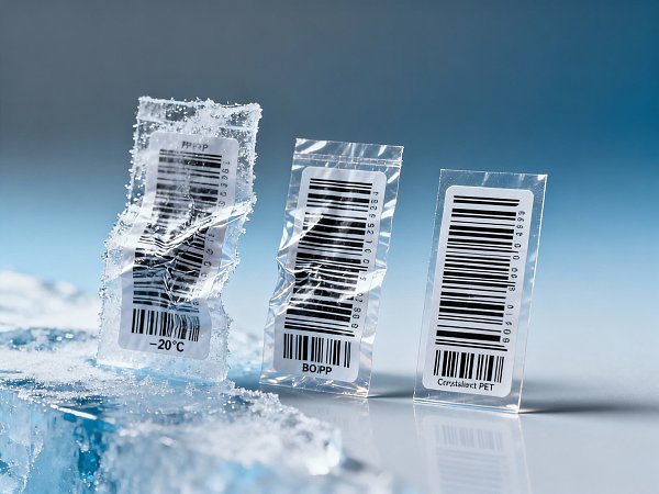 Thermal barcode labels losing scannability in cold storage below −10°C—not the label, but the substrate shrinkage