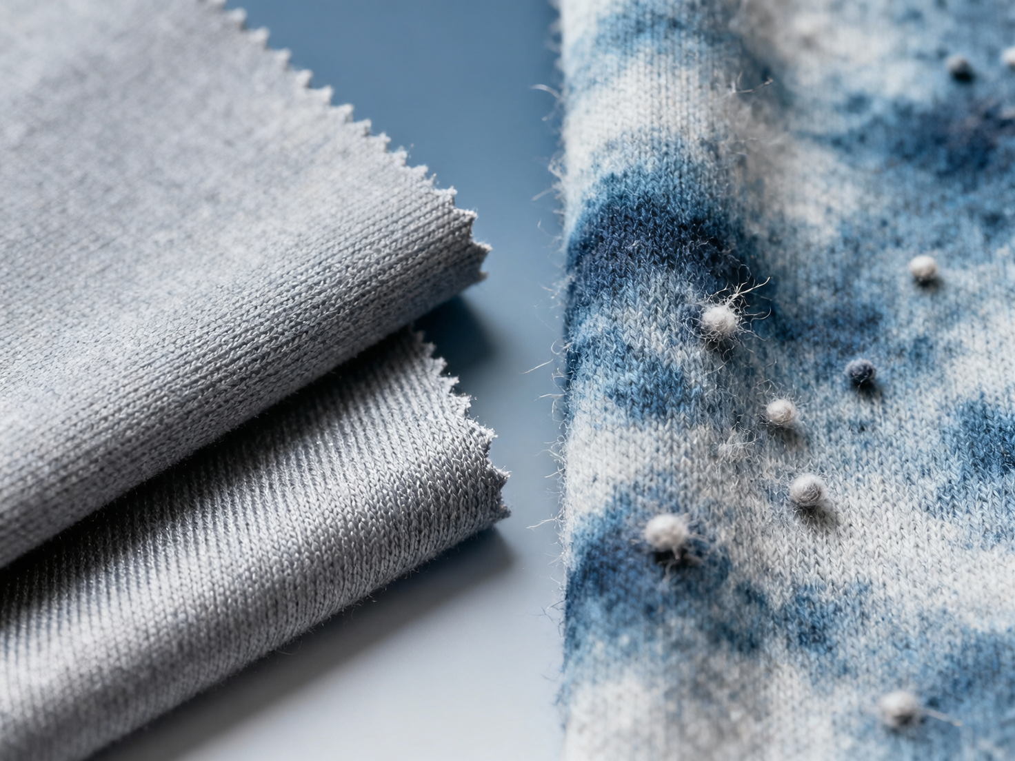 Recycled polyester yarn pilling faster than virgin fiber in mid-weight knits—dye uptake differences explain why
