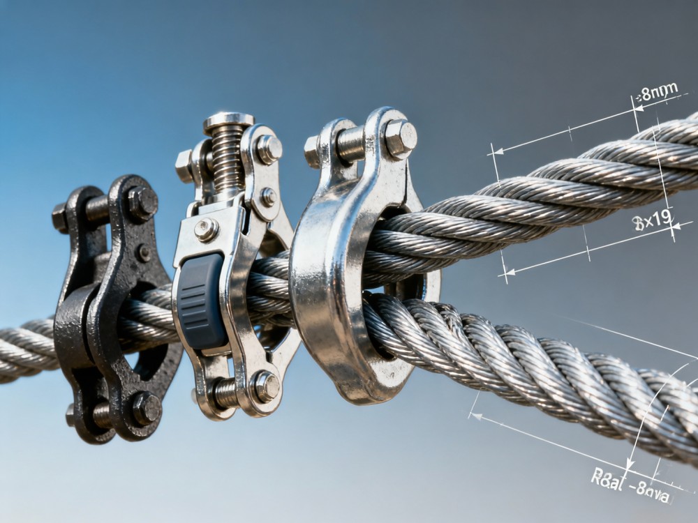 Why wire rope clips rated for 3,000 kg still slip—torque isn’t the only variable in field installation
