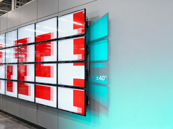 LCD video walls showing color shift at wide angles—panel binning inconsistencies rarely appear in datasheets