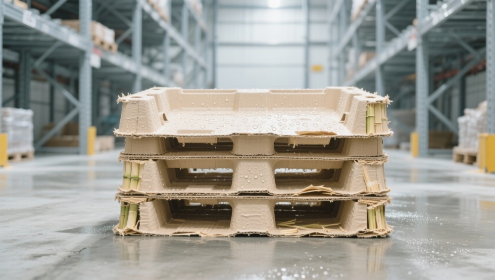 Eco friendly packaging made from sugarcane fiber absorbs moisture in humid warehouses—what humidity threshold triggers delamination?