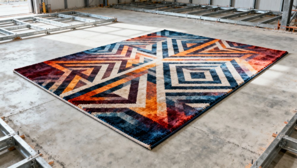 Custom printed area rugs: When pixel-perfect designs get lost in dye-sublimation transfer
