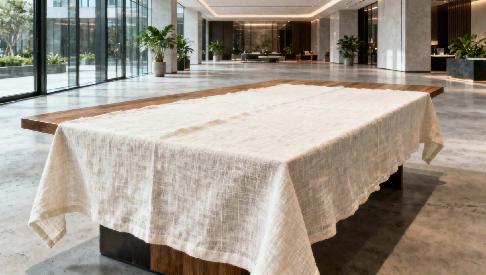 Wholesale linen tablecloths: Are natural fiber wrinkles worth the premium over polyester?