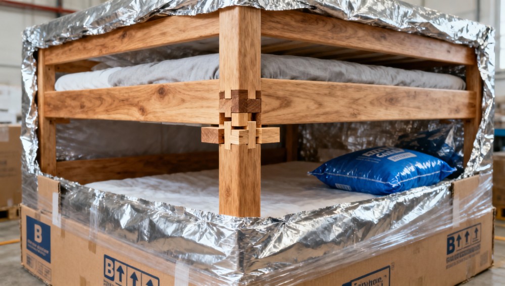 Solid wood bunk beds: How moisture content variance affects joint integrity after ocean freight Solid wood bunk beds: How moisture content variance affects joint integrity after ocean freight