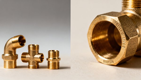 Brass pipe fittings with traceable alloy certifications — not just mill test reports