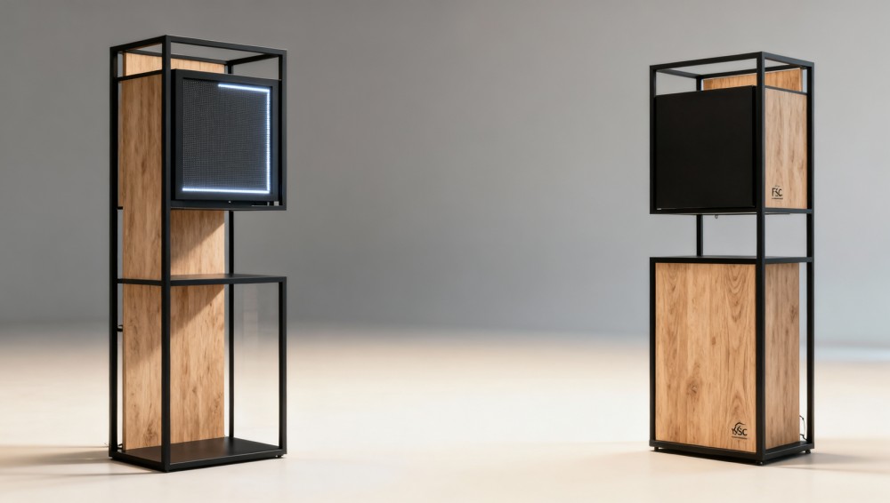 Commercial displays are being rethought as furniture—how much weight can they really carry? Commercial displays are being rethought as furniture—how much weight can they really carry?