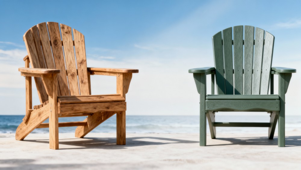 Wholesale Adirondack chairs: why pine and polywood versions behave very differently in coastal climates Wholesale Adirondack chairs: why pine and polywood versions behave very differently in coastal climates