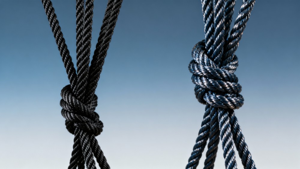 Wholesale hanging egg chair suspension kits: nylon rope vs. marine-grade polyester long-term stretch